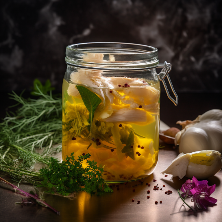 Bouillon de poulet maison – 31 kcal/100g