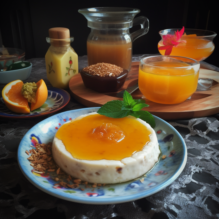 Flan libanais – 90 kcal/100g