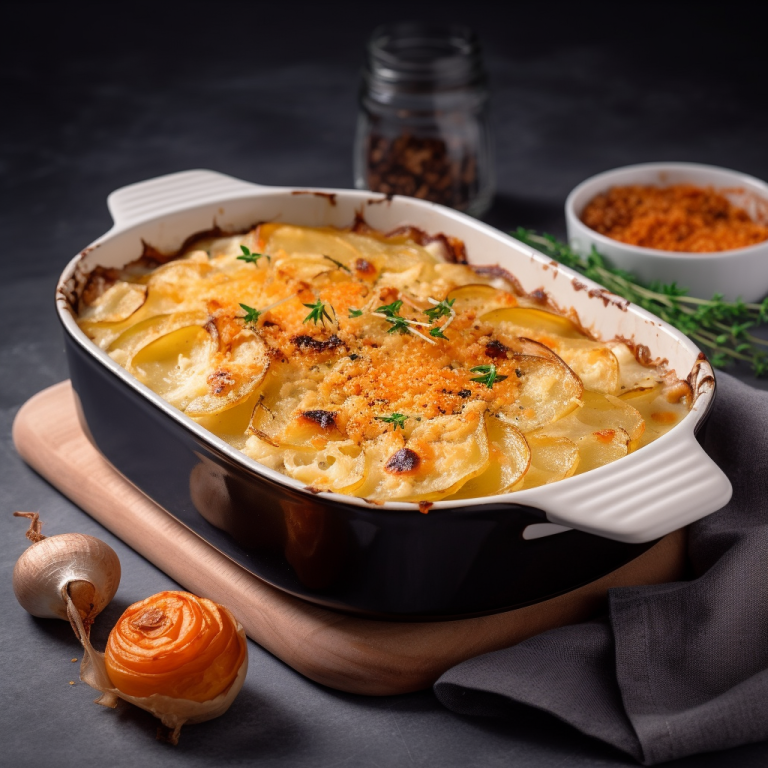 Gratin Dauphinois Vegan – 95 Kcal/100g