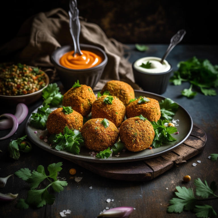Falafels de patate douce au four – 179 kcal/100g
